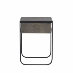Nati Tati Drawer sängbord char grey rökt ek