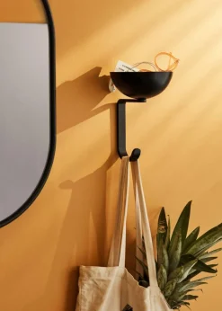 Nest klädhängare Svart matt