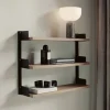 New Works Tea Shelf vägghängd hylla 46x62 5 cm Valnöt