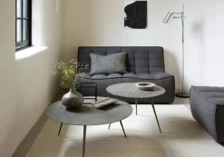 N701 fotpall 70x70 cm Dark grey