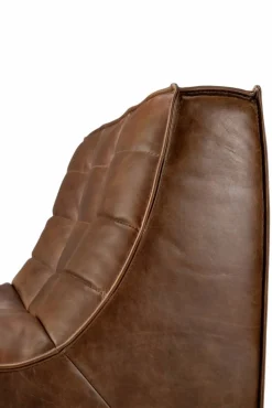 N701 fåtölj Läder Chestnut