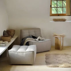 N701 fåtölj Tyg beige