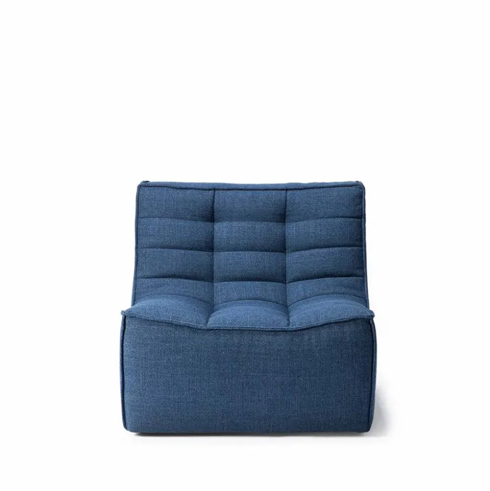 N701 fåtölj Tyg blue