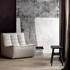 N701 fåtölj Tyg dark grey