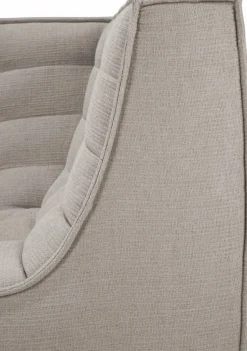 N701 hörnmodul rak Tyg Ecru beige