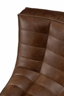 N701 hörnmodul rundad 45° Läder Chestnut