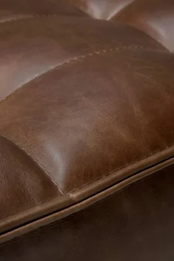 N701 hörnmodul rundad 90° Läder Chestnut