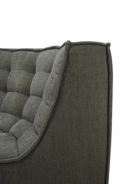 N701 hörnmodul rundad 90° Moss Eco fabric