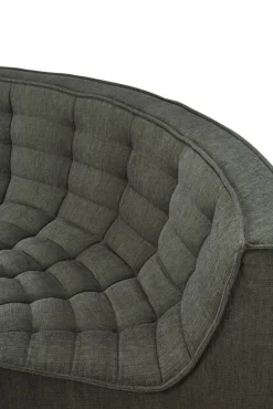 N701 hörnmodul rundad 90° Moss Eco fabric