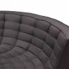 N701 hörnmodul rundad 90° Tyg dark grey
