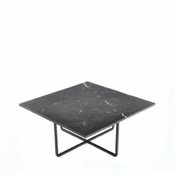 Ninety soffbord marmor marquina svart stativ