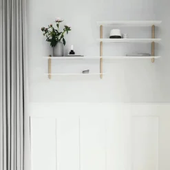 Nivo hylla B Ljus ek-vit