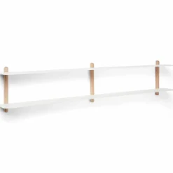 Nivo hylla C Ljus ek-vit