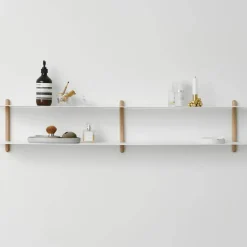 Nivo hylla C Ljus ek-vit