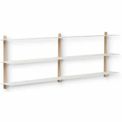 Nivo hylla D Ljus ek-vit