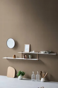 Nivo hylla H Ljus ek-vit