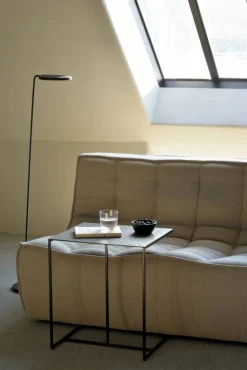 N701 modulhörnsoffa med rundat hörn tyg Beige 301x171 cm