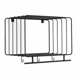 Nod hatthylla 45 cm Black