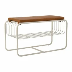 Nod bänk/skohylla 80x36x42 cm Beige