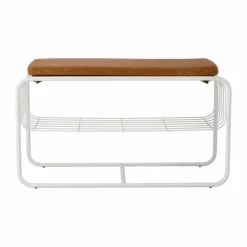 Nod bänk/skohylla 80x36x42 cm White