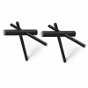 Normann Sticks hängare svart 2-pack