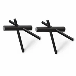 Normann Sticks hängare svart 2-pack