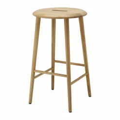 Norrabo barpall 65 cm Naturlackad ek