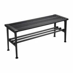 Nostalgi bänk 100 cm Svart