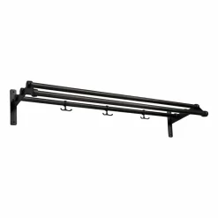 Nostalgi 291 hatthylla 100 cm Svartbetsad ek-svart