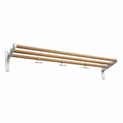 Nostalgi hatthylla skohylla Bambu-aluminium