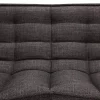 N701 soffa 3-sits Dark grey med armstöd