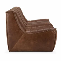 N701 soffa 2-sits Läder Chestnut