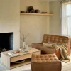 N701 soffa 2-sits läder old saddle brown
