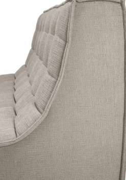 N701 soffa 2-sits Tyg Ecru beige