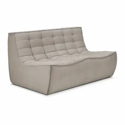 N701 soffa 2-sits Tyg Ecru beige