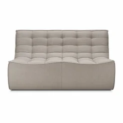 N701 soffa 2-sits Tyg Ecru beige