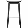 NY11 barstol 65 cm Svartbetsad ek