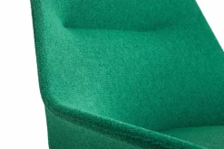 O2 Lounge Chair fåtölj Soft green-svartlackerad stål