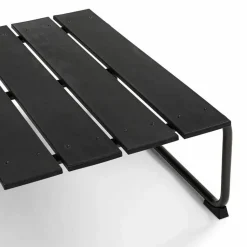 Ocean lounge table soffbord 70x70x30 cm Black