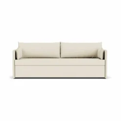 Offset bäddsoffa 3-sits Baru 0200 White