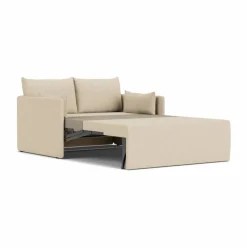 Offset bäddsoffa 2-sits Logan Sand