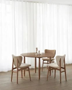 Oku matbord Dark smoked oak Ø120 cm