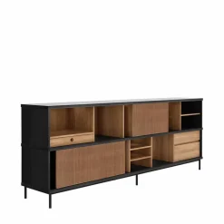 Oscar sideboard Teak 2 skjutdörrar 3 lådor