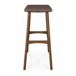Osso Counter hög pall 67 cm Lackad teak brown
