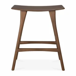 Osso Counter hög pall 67 cm Lackad teak brown