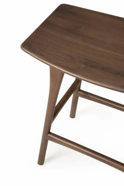 Osso Counter hög pall 67 cm Lackad teak brown