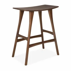 Osso Counter hög pall 67 cm Lackad teak brown