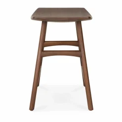 Osso pall 48x50 cm Lackad teak brown