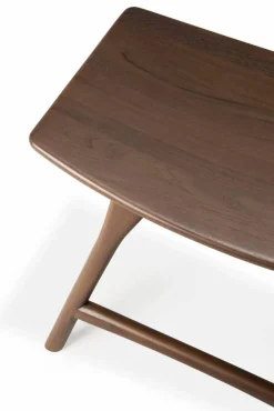 Osso pall 48x50 cm Lackad teak brown