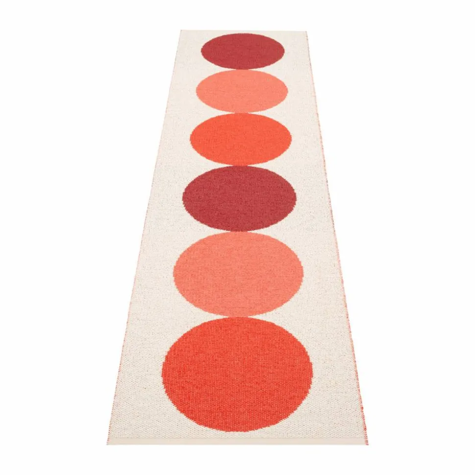Otto gångmatta Berry-vanilla 70x280 cm